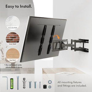 حركة شاملة كاملة للخدمة الشاقة 32-55 بوصة مثبتة على الحائط حديثة مع قوس - Product Image 4