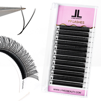 Cils synthétiques en gros Lymeebeauty YY 3D 4D 5D 8DW Clover Lash Mega Volume 0.07 C/d, sans cruauté, végan, extensions naturelles