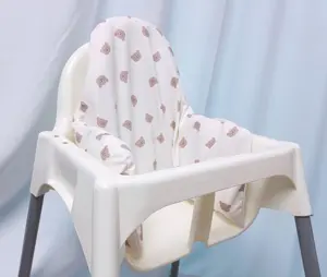 Custom Made bebek kumaş kapak sadece Antilop su geçirmez özel baskılı yüksek sandalye minder örtüsü