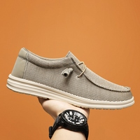 Chaussures Décontractées Légères et Tendance DA Wholesale – Mocassins en Toile à Enfiler pour Hommes