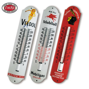 Smalto Vintage per esterni vendita calda giardino Logo a benzina arancione aereo motore in porcellana smalto porta porta Push Sign - Product Image 6