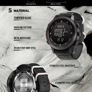 NORTH EDGE APACHE-46 Men Watch Outdoor Sports Running Swimming Outdoor Sport Watches Altimeter Barometer Compass WR50M - Product Image 5