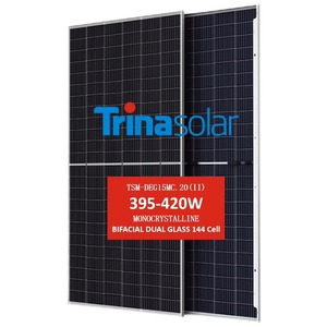 Trinasolar <span class=keywords><strong>TSM</strong></span>-DEG15MC.20(II) Bifaziales Doppelglas 144 Layout Monokristallines 395W 400W 405W 410W 415W 420W Solarmodul - Product Image 1