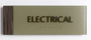 Brandnewsign multifunzionale ADA Wayfinding segni in metallo ADA segni in legno ADA segni con l'alta qualità - Product Image 3