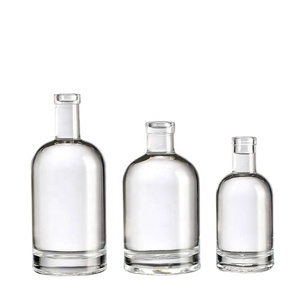 Logo personnalisé 750ml 500ml 375ml clair gravé <span class=keywords><strong>vide</strong></span> <span class=keywords><strong>bouchon</strong></span> en liège <span class=keywords><strong>bouchon</strong></span> rhum whisky Gin spiritueux <span class=keywords><strong>bouteille</strong></span> en verre - Product Image 2
