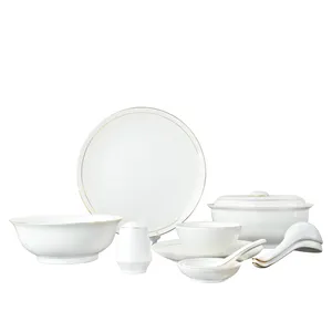 Набор посуды в Корейском стиле «песчаная глина», белый столовый сервиз для дома, отеля, ресторана, безопасные тарелки для микроволновой печи