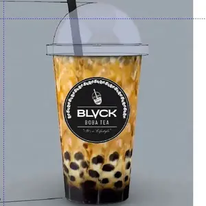Factory supplier giant inflatable bubble tea cup model for Advertising event