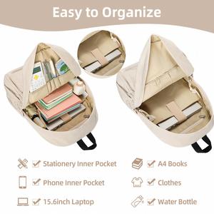 Mochila Premium de Pana con Cierres Bidireccionales SBS, Diseño Espacioso con Múltiples Compartimentos, Correas de Hombro Acolchadas Ergonómicas - Product Image 4