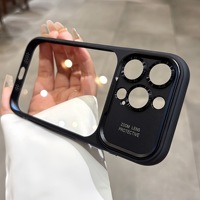 Nouvelle coque de téléphone à fenêtre large et à changement instantané pour iPhone 17 Pro Max, compatible avec iPhone 17 et 16 Pro Max, avec bouton d'appareil photo