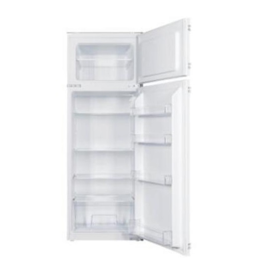 220L White 144 cm Freestanding Refrigerator, 37L Freezer, 183L Refrigerator