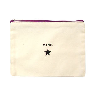 Wholesale Zipper Makeup Eco-Friendly Cotton <b>Accessory</b> Pouch Double Sided Cosmetic <b>Bag</b> Canvas With - Product Image 3
