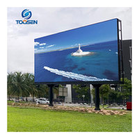 Pantalla LED Fija para Exteriores con Enfriamiento Eficaz del Fabricante, Resistente al Agua IP65, Ultraligera, P5, Pantalla de Video LED para Exteriores