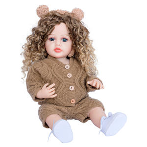 Poupée Reborn réaliste Yeezwood 22 pouces en silicone et vinyle, parlante (russe, espagnol, arabe), pour filles - Product Image 5