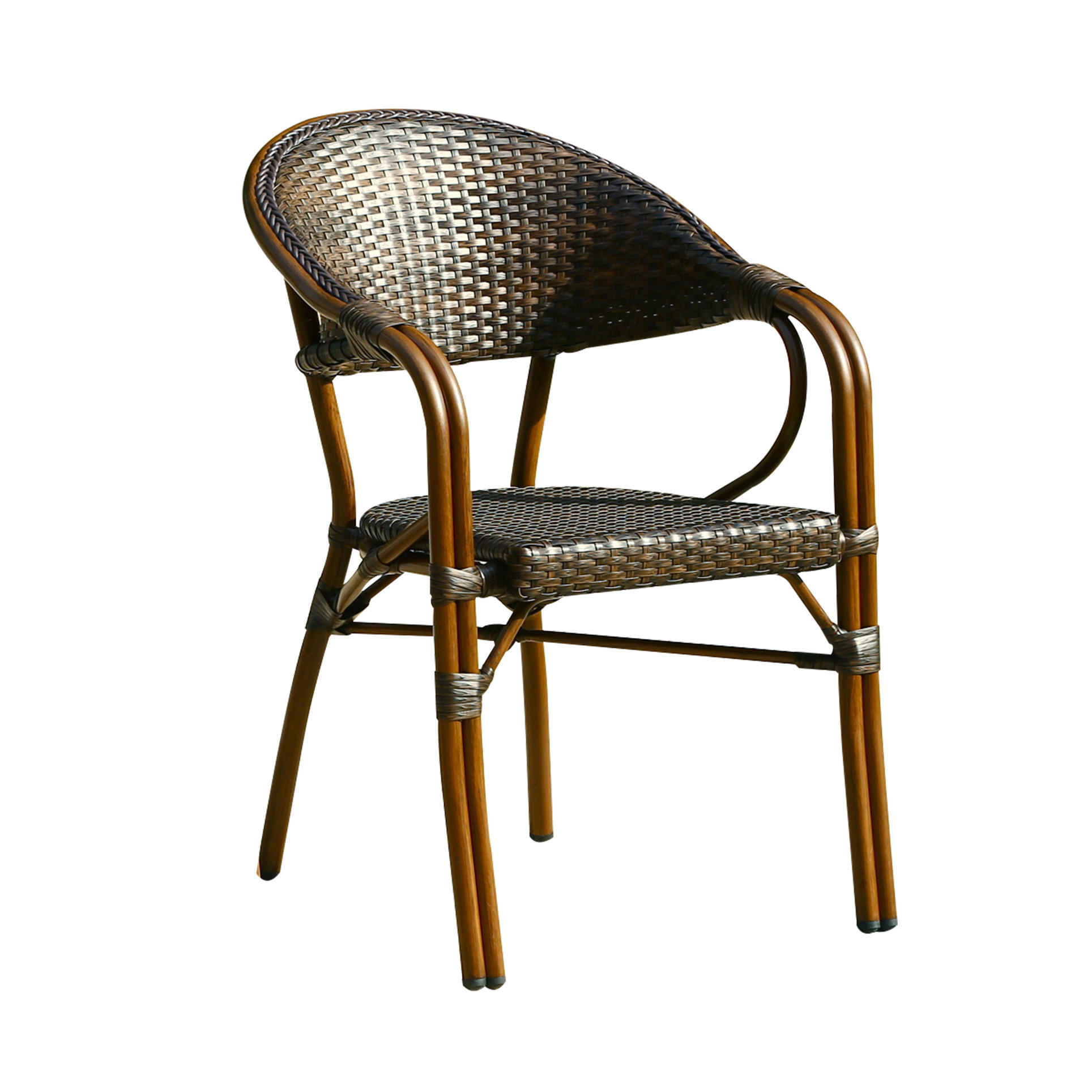 Double tube de rotin