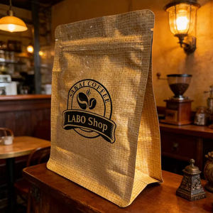 Sacs en Mylar anti-humidité personnalisés, sacs en papier kraft, sachets à haute barrière, sachets à fond plat pour café - Product Image 6