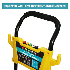सोनलिन 2600psi 9lpm पोर्टेबल गैसोलीन उच्च दबाव क्लीनर 4 स्ट्रोक सफाई वॉशर मशीन - Product Image 6