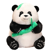 Jouets en peluche personnalisés de style panda doux, fabrication OEM ODM, faible MOQ, jouets pour enfants, jouets en peluche avec un style unique