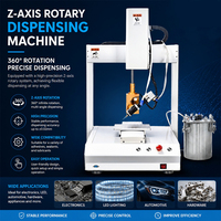 Automatic Servo Motor 4 Axis High Precision Epoxy Resin Dispensing Machine With R Rotary Axis
