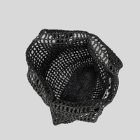 Sac fourre-tout en paille de raphia à lettres creuses personnalisées avec logo de marque 2024, sac à main de plage en papier tendance pour femmes