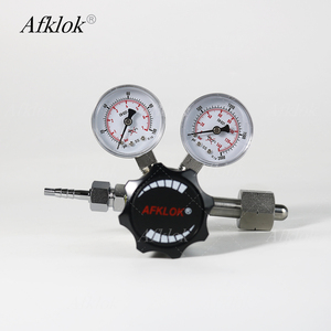 Regulador de alta y baja presión para cilindros de laboratorio de gas CO2, hidrógeno, nitrógeno y argón de alta pureza SS316L de alta calidad - Product Image 2