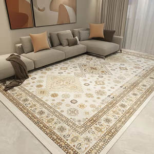 Tapis Wilton en polypropylène tissé, écologique, antidérapant, fabriqué à la machine, à poils moyens de 1,3 cm d'épaisseur, pour salon - Product Image 2