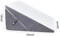 Oreiller de lit en mousse à mémoire de forme ajustable pour dormir post-chirurgie Oreillers surélevés en triangle personnalisés vente en gros