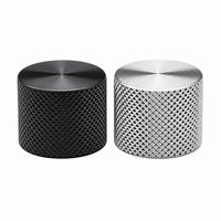 Bouton de contrôle de volume en aluminium usiné CNC de qualité supérieure, 25x19mm, pour axe de 4mm et 6mm, amplificateur audio HiFi, DAC