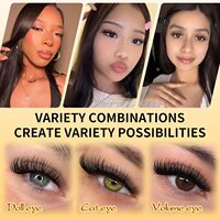 [Meilleure Vente] Vente en Gros Transfrontalière Cils Synthétiques 3040D Style Asiatique pour Marchés Européens et Américains