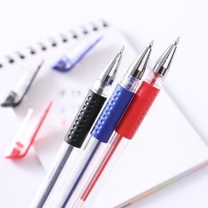 ปากกาลูกลื่นเจลราคาส่งถูกที่สุด X1011-2 พร้อมโลโก้สั่งทำ ขนาด 0.5 มม. สีน้ำเงิน ปากกาพลาสติก ปากกาเจลสำหรับโปรโมชั่น - Product Image 4