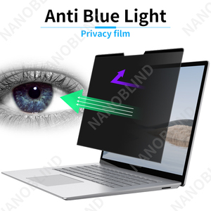 NANOBLIND <span class=keywords><strong>Filtre</strong></span> de confidentialité à 4 voies pour ordinateur portable de 15.6 pouces Écran large 16:9 Installation magnétique <span class=keywords><strong>Filtre</strong></span> coupe <span class=keywords><strong>lumière</strong></span> <span class=keywords><strong>bleue</strong></span> - Product Image 3