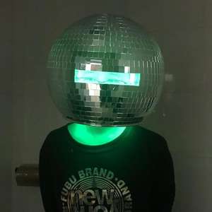 <span class=keywords><strong>Casque</strong></span> de soudage pour vélo avec boule <span class=keywords><strong>disco</strong></span> de danse populaire 2021 à vendre - Product Image 2