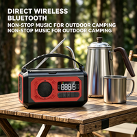 10000mAh Großer Akku Solar- und Handkurbel-Notfallradio für Outdoor-Rettung