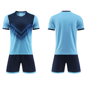 Kaos Olahraga Bernapas Cepat Kering Grosir, Celana Pendek Tim Pemain Sepak Bola Custom Ukuran XL Musim Panas - Product Image 3