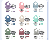 Eversoul Bol pour bébé anti-déversement en acier inoxydable profond avec base antidérapante à ventouse, Ensemble de vaisselle pour enfants, Ensemble de sevrage dirigé par bébé