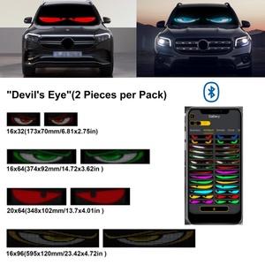 Écran LED à pixels pour affichage automobile 'Devil Eyes' pour extérieur/intérieur, magasin, chapeau de mode, coque de smartphone, sac à dos Ironman - Vente directe usine - Product Image 2