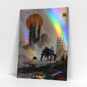 Affiches d'art métallisé personnalisées style Wasteland pour Anime/<span class=keywords><strong>Manga</strong></span>, illustrations holographiques, merch vidéo jeu/film, fanart Holo - Product Image 3