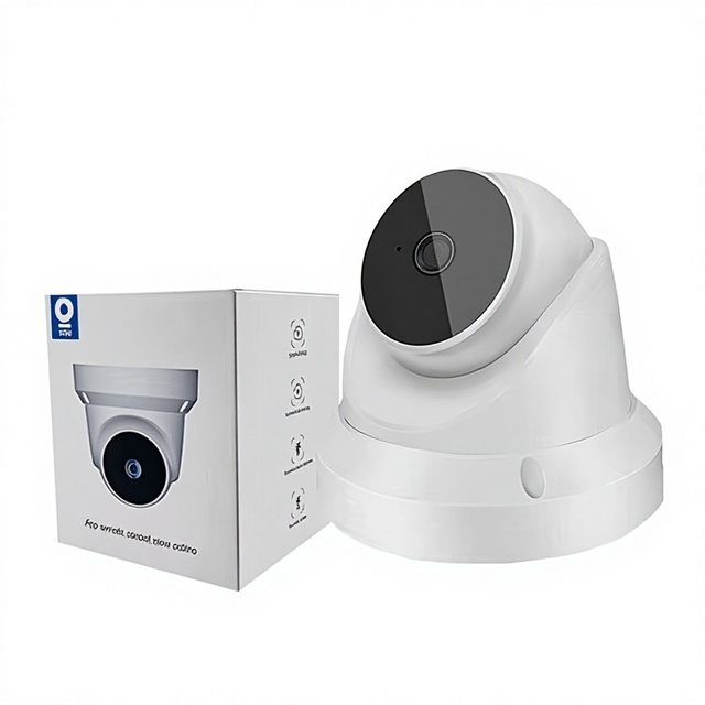 V380 Wireless WIFI Dome Camera Two-Way Voice Intercom 360 Panoramic View Motion Sensor Cross-Border