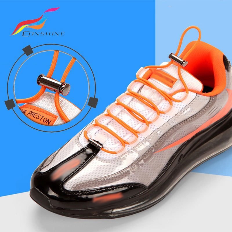 Lacets élastiques pour femmes, boucle métallique ronde à ressort