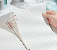 Carnet de notes, journal, planificateur avec couverture en PP imperméable, logo personnalisé, reliure spirale en plastique, cahier d'entraînement