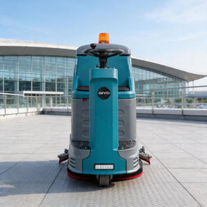 GIYO X8 Electric Ride-On Automatic Industrial High Pressure Float Induction Hospital <strong>Floor</strong> Scrubber with 900mm <strong>Squeegee</strong> - Product Image 1