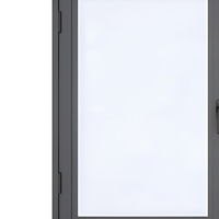 Ventana Abatible de Aluminio Personalizada con Techo Inclinado y Apertura Automática