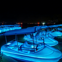 Promotion Nouveau Style Luxe Bateau Électrique de Loisirs 5 Places à Drainage Automatique en LLDPE Certifié CE 3.82m x 1.47m avec Moteur Inboard