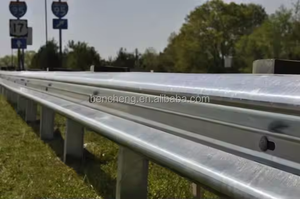 حاجز حماية فولاذي على شكل حرف W للطرق والسكك الحديدية بسعر منخفض من الشركة المصنعة لسلامة الطرق - Product Image 4