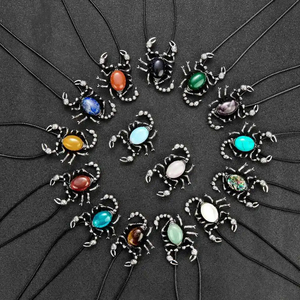 <span class=keywords><strong>ส</strong></span>ร้อย<span class=keywords><strong>ค</strong></span>อจี้แมงป่องขนาดใหญ่<span class=keywords><strong>ส</strong></span>ำหรับผู้ชายสร้อย<span class=keywords><strong>ค</strong></span>อเงิน<span class=keywords><strong>ส</strong></span>ีดำรูปแมงป่องอัญมณีสายโซ่สีดำ - Product Image 1