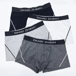 Customized Waistband With Logo Wholesale Custom Brands Plus Size Underwear Short Men's Boxer & Briefs