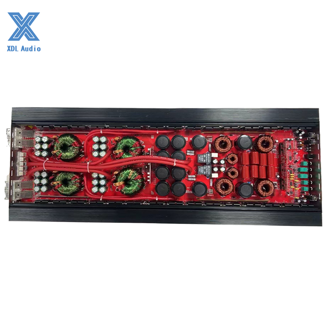 Korea Style High End 7000W*1CH Class D Amplifier for Car Audio System Including Crossovers and Equalizers
