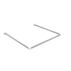 En stock Tringles à rideaux en forme de U/L <span class=keywords><strong>Tringle</strong></span> à rideau de <span class=keywords><strong>douche</strong></span> en aluminium <span class=keywords><strong>Tringle</strong></span> de <span class=keywords><strong>douche</strong></span> <span class=keywords><strong>d</strong></span>'<span class=keywords><strong>angle</strong></span> incurvé - Product Image 2