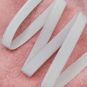 Sangles élastiques en nylon de couleur unie pour sacs, gris clair, largeur 10-50 mm, sangle en nylon tissée écologique avec logo personnalisé - Product Image 4