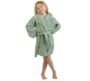 Fuzzy 100% Cotton Terry Kids Robe Vente en gros Pur coton Spa Cosy Kids Robes - Product Image 3