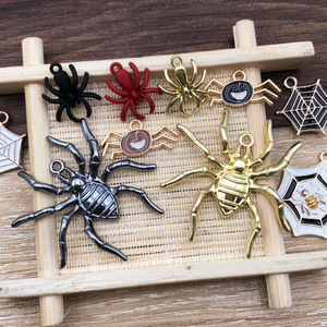 อุปกรณ์ตกแต่งเครื่องประดับลายใยแมงมุม โลหะผสมสังกะสี จี้ DIY ขนาดกลาง สำหรับทำเครื่องประดับสร้างสรรค์ - Product Image 3